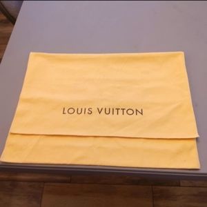 Louis Vuitton fold over dust bag